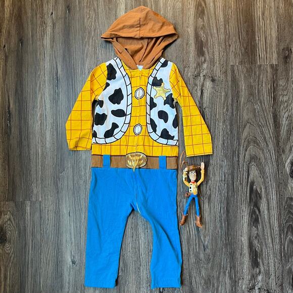 Disney Baby Toy Story Woody one piece 18-24M with toy - Picture 2 of 6
